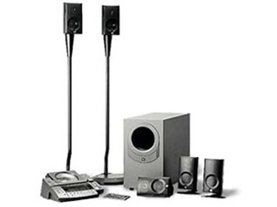 SIMPLY CINEMA ESC 550 - Black - Complete Dolby Pro-Logic System including Sats & Sub - Hero